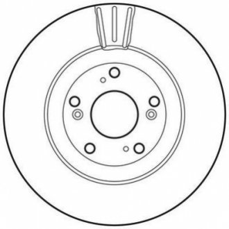 Тормозной диск (передний) 562807JC