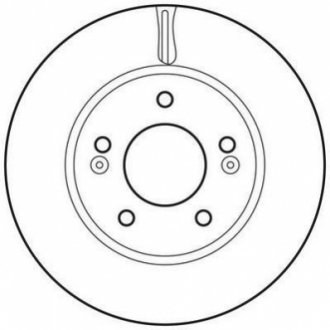 Гальмівний диск передній Hyundai Accent / Elantra 562817JC