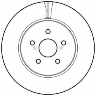 Гальмівний диск (передній) Jurid 562824JC (фото 1)