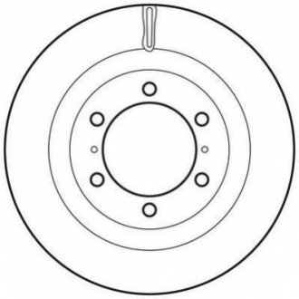 Гальмівний диск Jurid 562828JC (фото 1)