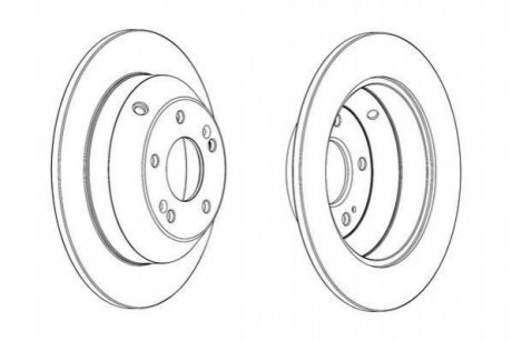 Тормозной диск (задний) 562842JC