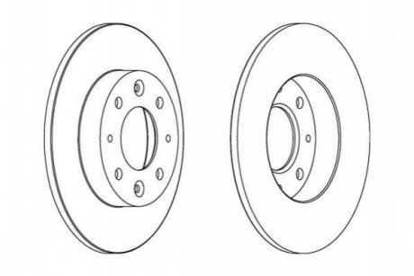 Тормозной диск (задний) 562865JC