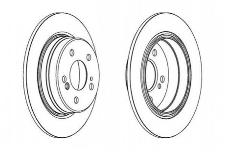 Тормозной диск (задний) 563040JC