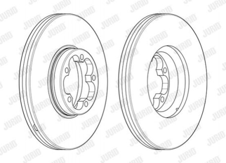 Тормозной диск передний FORD TRANSIT 563122J1