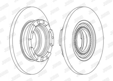 Гальмівний диск задній Ford Tourneo, Transit 563126J