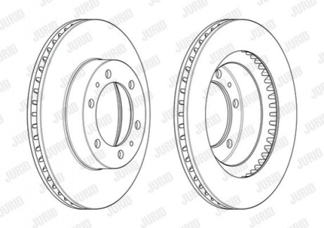 Гальмівний диск Jurid 563129JC (фото 1)