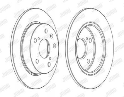 Гальмівний диск задній Suzuki S-Cross, SX4, Vitara 563141JC