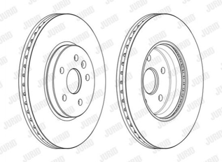 Гальмівний диск передній Opel Mokka / Chevrolet Trax 563145JC