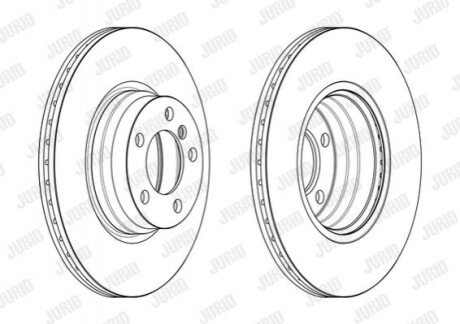 Гальмівний диск передній BMW 2-Series, 3-Series, 4-Series 563181JC