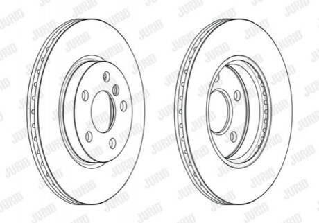 Гальмівний диск передній BMW 2, X1, X2 / Mini Countryman , Clubman 563191JC