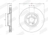 Гальмівний диск передній Mercedes A-Claas, B-Class, CLA, EQA, EQB, GLA, GLB Jurid 563754JC1 (фото 1)