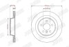 MINI Гальмівний диск задн. CLUBMAN (F54) 14- Jurid 563827JC (фото 1)