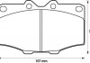 Тормозные колодки TOYOTA 4Runner, Hi-Lux, Land Cruiser Jurid 572178J (фото 1)