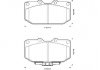 Гальмівні колодки передні SUBARU IMPREZA/ NISSAN SILVIA, FAIRLADY Z, SKYLINE Jurid 572252J (фото 1)