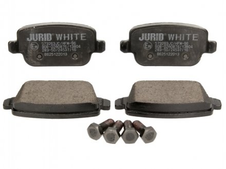 Дисковые тормозные колодки (задние) Jurid 573263JC (фото 1)