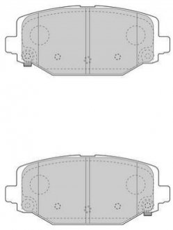 Дисковые тормозные колодки (задние) Jurid 573412J (фото 1)