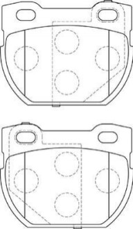 Гальмівні колодки задні Land Rover Defender 573644J