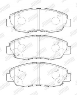 Гальмівні колодки передні HONDA CIVIC 573807J