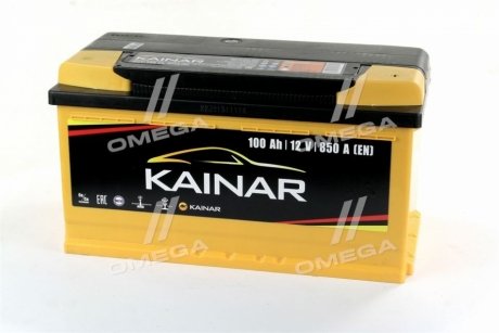 Аккумулятор  100Ah-12v KAINAR Standart+ (353х175х190),R,EN850 !КАТ. -15% 100 261 0 120 ЖЧ