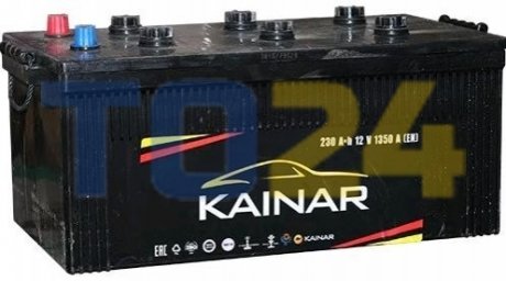 Аккумулятор  230Ah-12v KAINAR Standart+ (518x274x238),L,EN1300 !КАТ. -10% 230 641 3 120