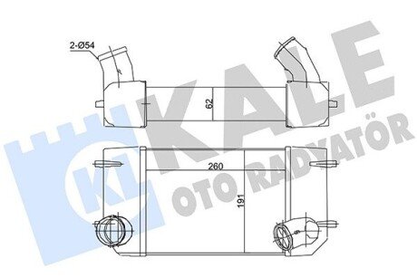 KALE LANDROVER Интеркулер Defender,Discovery I 2.5TD 90- 116200