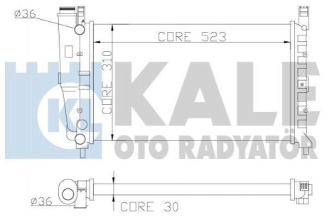 Теплообмінник KALE OTO RADYATOR 342265 (фото 1)