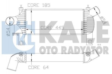 Інтеркулер KALE OTO RADYATOR 342355 (фото 1)