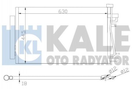 Радіатор кондиціонера 343310