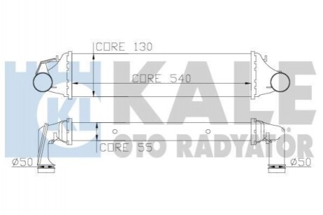 Інтеркулер KALE OTO RADYATOR 343400 (фото 1)