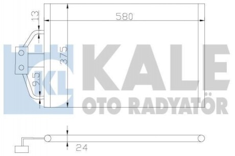 Радиатор кондиционера KALE OTO RADYATOR 344320 (фото 1)