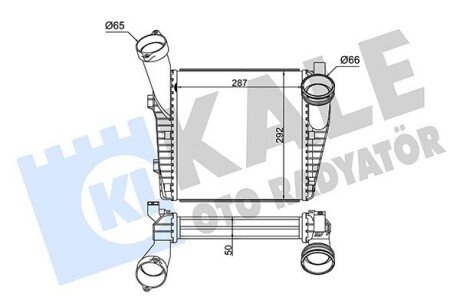 Интеркулер VW Touareg, Porsche Cayenne 344740