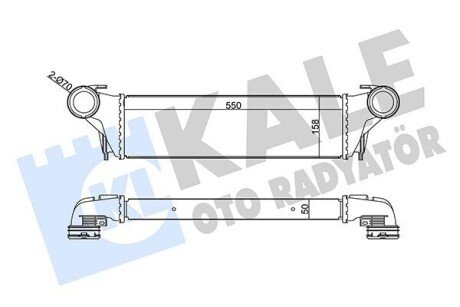 Інтеркулер KALE OTO RADYATOR 344845 (фото 1)