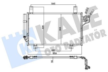 Радіатор кондиціонера (з осушувачем) Mazda CX-5 2.2 AWD 12- 345750