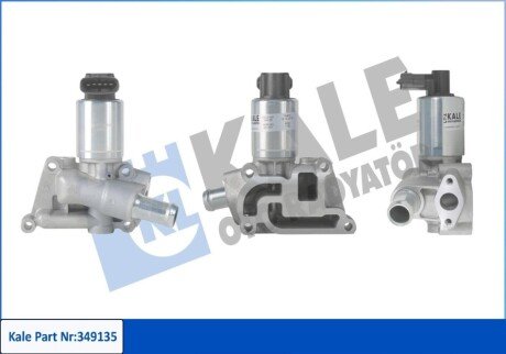 Клапан EGR Opel Agila, Astra G, Astra H, Corsa C, MerIVa (349135) KALE OTO RADYA