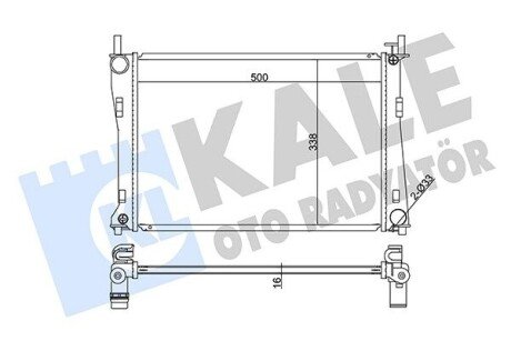 Теплообмінник KALE OTO RADYATOR 349600 (фото 1)