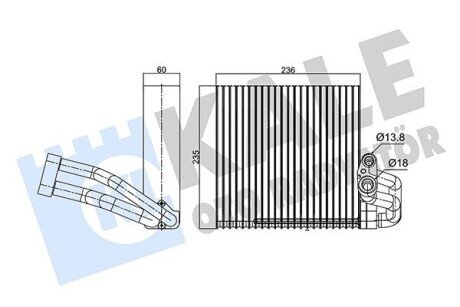 KALE FORD Испаритель C-Max,Focus C-Max 03- 350135