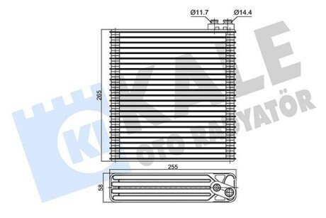 KALE TOYOTA Испаритель Corolla 01- 350150