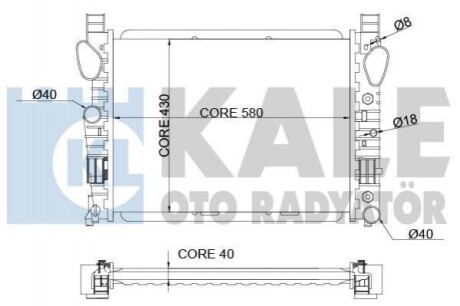 Теплообмінник KALE OTO RADYATOR 351800 (фото 1)