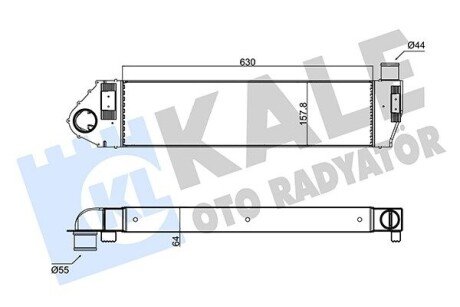 Интеркулер KALE OTO RADYATOR 352470 (фото 1)