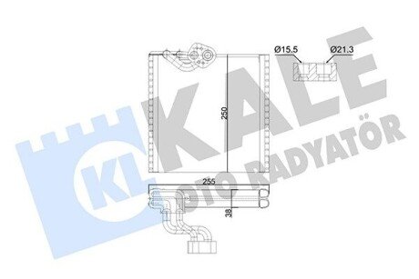 KALE RENAULT Испаритель Kangoo 08- 352995