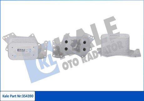 KALE VW Масляный радиатор Audi A4/5/6,Q5/7,Touareg 07- 354390