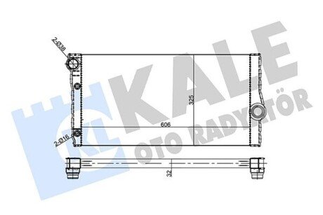 Радіатор охолодження BMW 5 (F10)/7 (F01-F04) 10-16 B47/N47/N57 355685