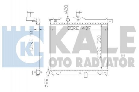 Теплообмінник KALE OTO RADYATOR 358300 (фото 1)