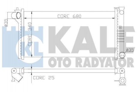 Теплообмінник KALE OTO RADYATOR 359600 (фото 1)