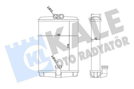 Радіатор пічки MB S-class (W220)/E-class (W210) -03 360205