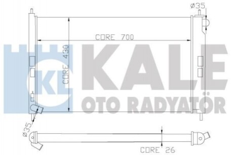 Теплообмінник KALE OTO RADYATOR 362100 (фото 1)