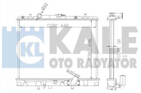 Теплообмінник KALE OTO RADYATOR 362400 (фото 1)