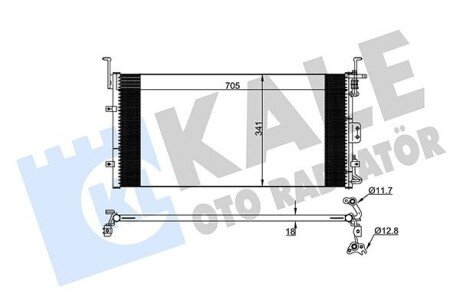 Конденсатор KALE OTO RADYATOR 379500 (фото 1)