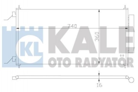 Радіатор кондиціонера Honda Cr-V Iii Condenser (380700) KALE OTO RADYATOR 380700