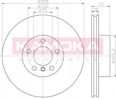 Гальмiвнi диски BMW X3 (F25) 10-/X4 (F26) 14- 103295